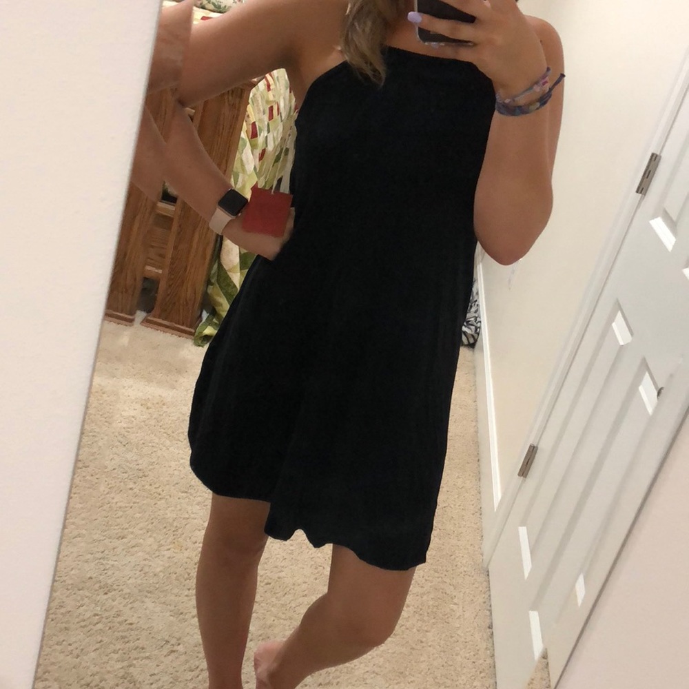 Black flowy dress